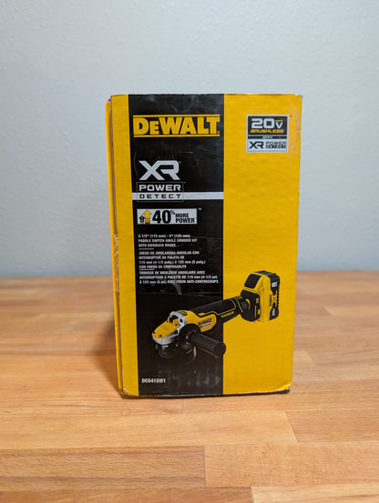 20V MAX* XR® Brushless Cordless 4-1/2 - 5 in. Small Angle Grinder with POWER DETECT™ Tool Technology Kit [DCG415W1]