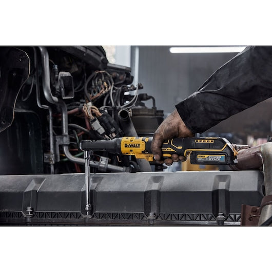 20V MAX* XR® BRUSHLESS CORDLESS 3/8" & 1/2" SEALED HEAD RATCHET [DCF510B]