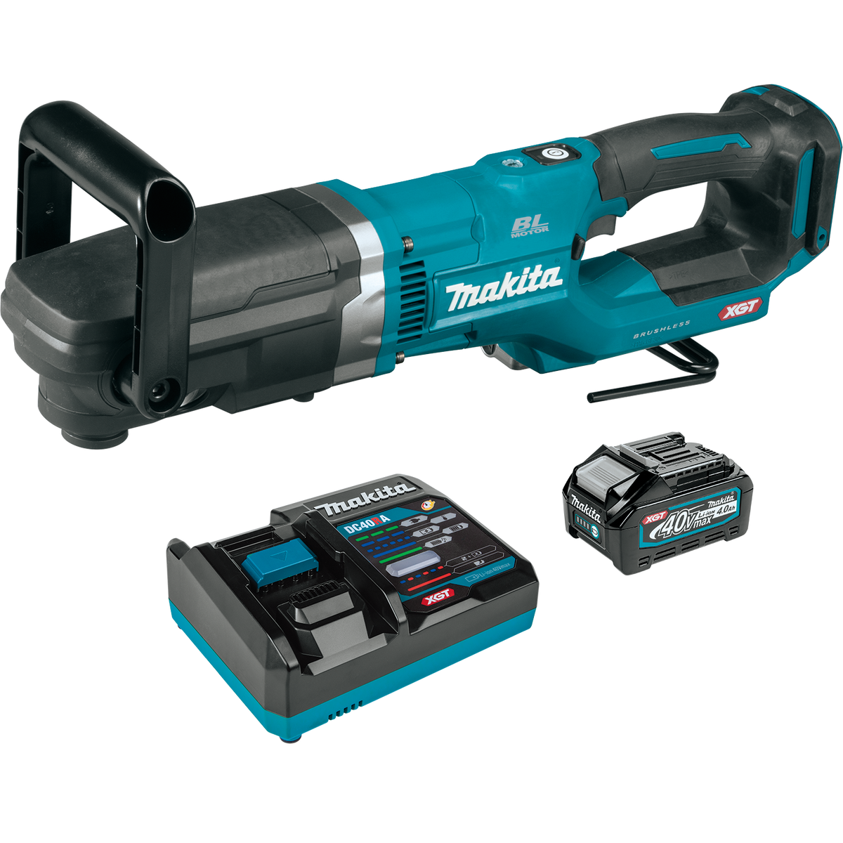 40V max XGT® Brushless Cordless 7/16" Hex Right Angle Drill Kit (4.0Ah)