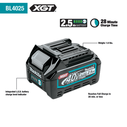 40V max XGT® Brushless Cordless 2‑Pc. Combo Kit (2.5Ah)