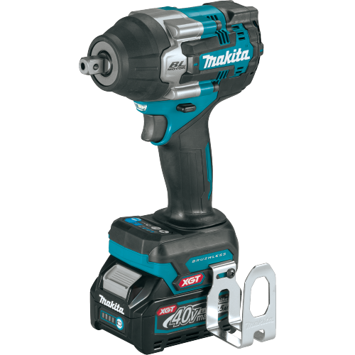 40V max XGT® Brushless Cordless 4‑Speed Mid‑Torque 1/2" Sq. Drive Impact Wrench Kit w/ Detent Anvil (2.5Ah)