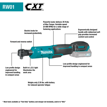 12V max CXT® Lithium‑Ion Cordless 3/8" / 1/4" Sq. Drive Ratchet Kit (2.0Ah)