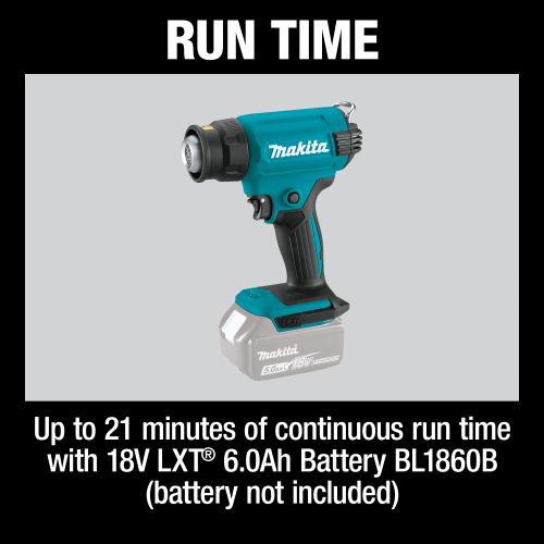 18V LXT® Lithium‑Ion Cordless Heat Gun, Tool Only