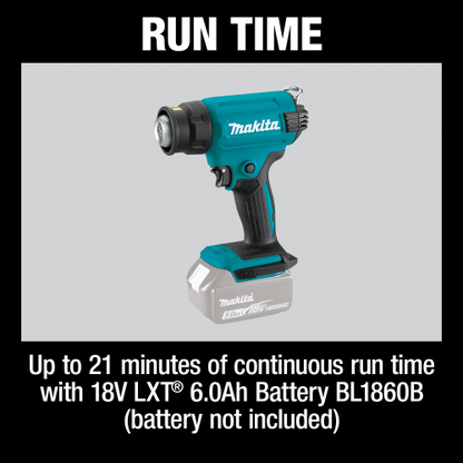 18V LXT® Lithium‑Ion Cordless Heat Gun, Tool Only