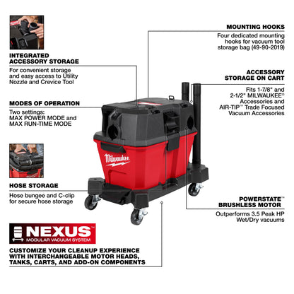 M18 FUEL™ 6 Gallon Wet/Dry Vacuum [0910-20] - LOCAL PICKUP ONLY