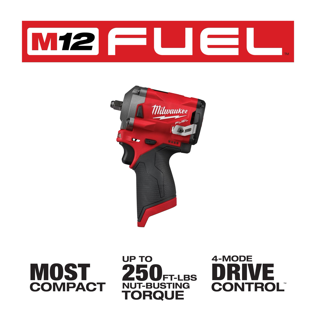 M12 FUEL 3/8" Stubby Impact Wrench 2554-20