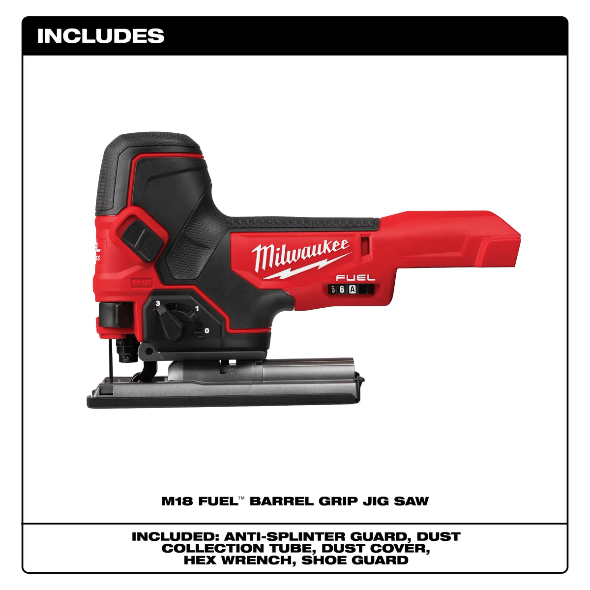 M18 FUEL Barrel Grip Jig Saw (Tool Only) 2737B-20