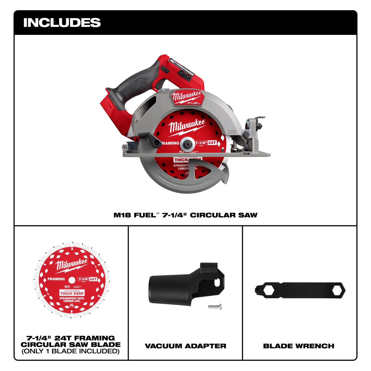 M18 FUEL 7-1/4" Circular Saw (Tool Only) 2834-20