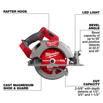 M18 FUEL 7-1/4" Circular Saw (Tool Only) 2834-20
