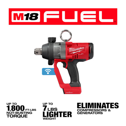 M18 FUEL 1" High Torque Impact Wrench w/ ONE-KEY 2867-20