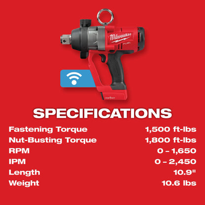 M18 FUEL 1" High Torque Impact Wrench w/ ONE-KEY 2867-20