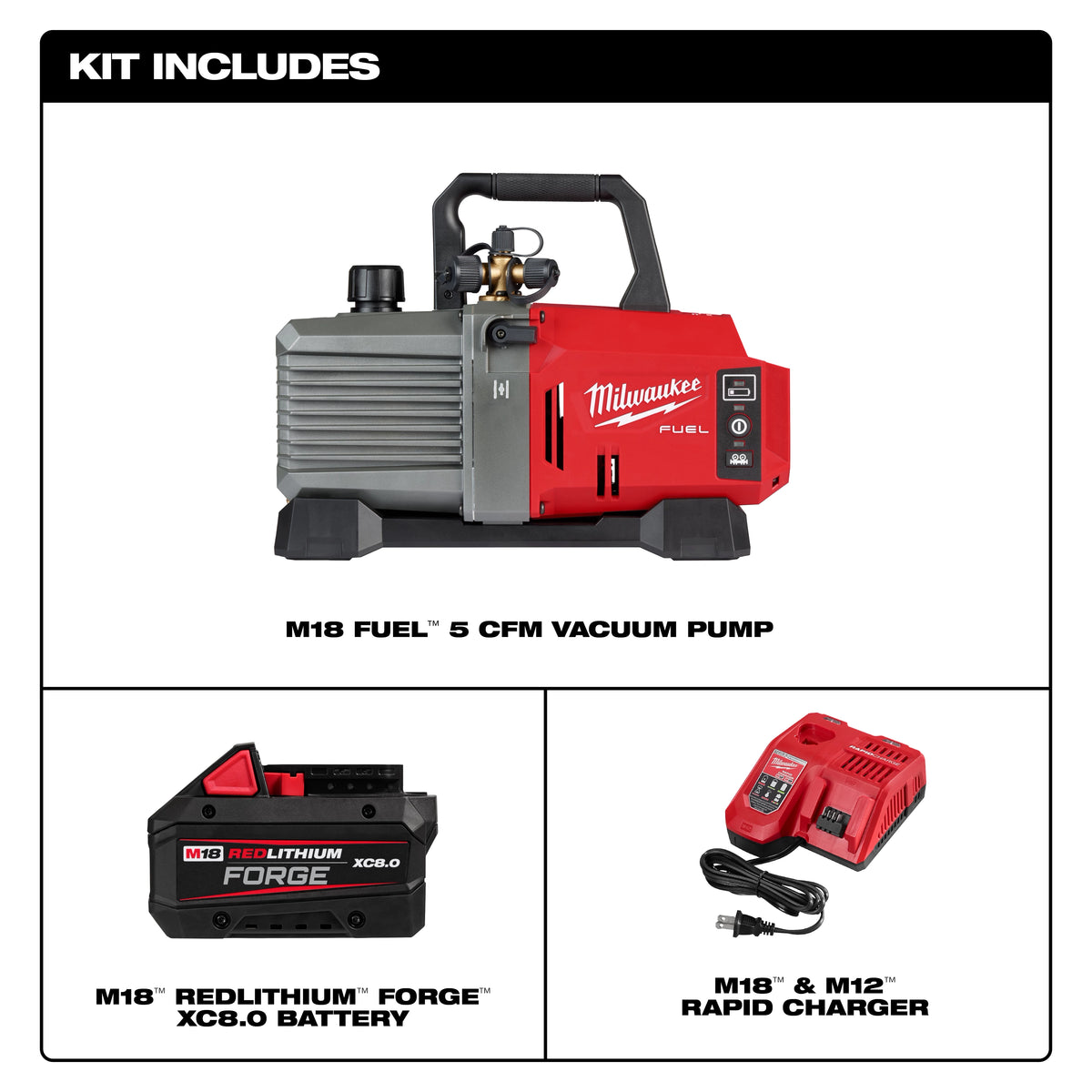 M18 FUEL 5 CFM Vacuum Pump Kit 2941-21