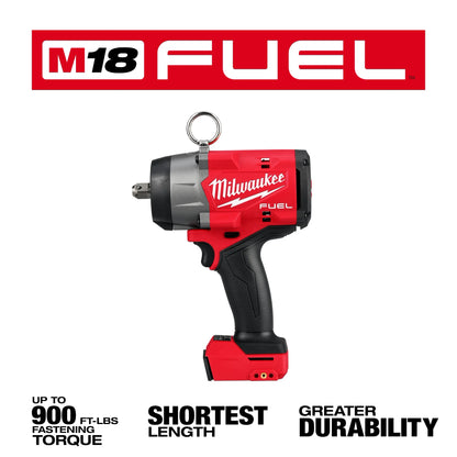 M18 FUEL 1/2" High Torque Impact Wrench w/ Pin Detent 2966-20