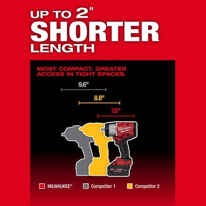 M18 FUEL 1/2" High Torque Impact Wrench with Friction Ring 2967-20