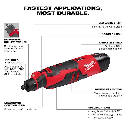 M12™ Brushless Rotary Tool Kit [2525-21]